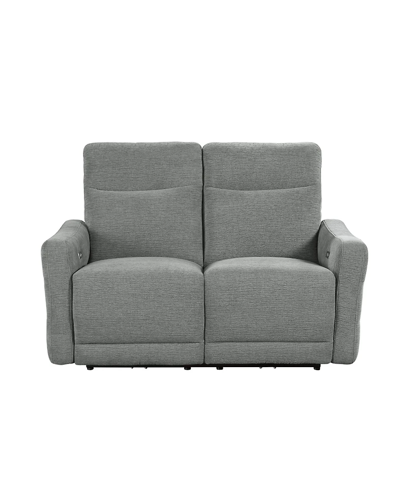 White Label Bronagh 57" Power Double Reclining Loveseat