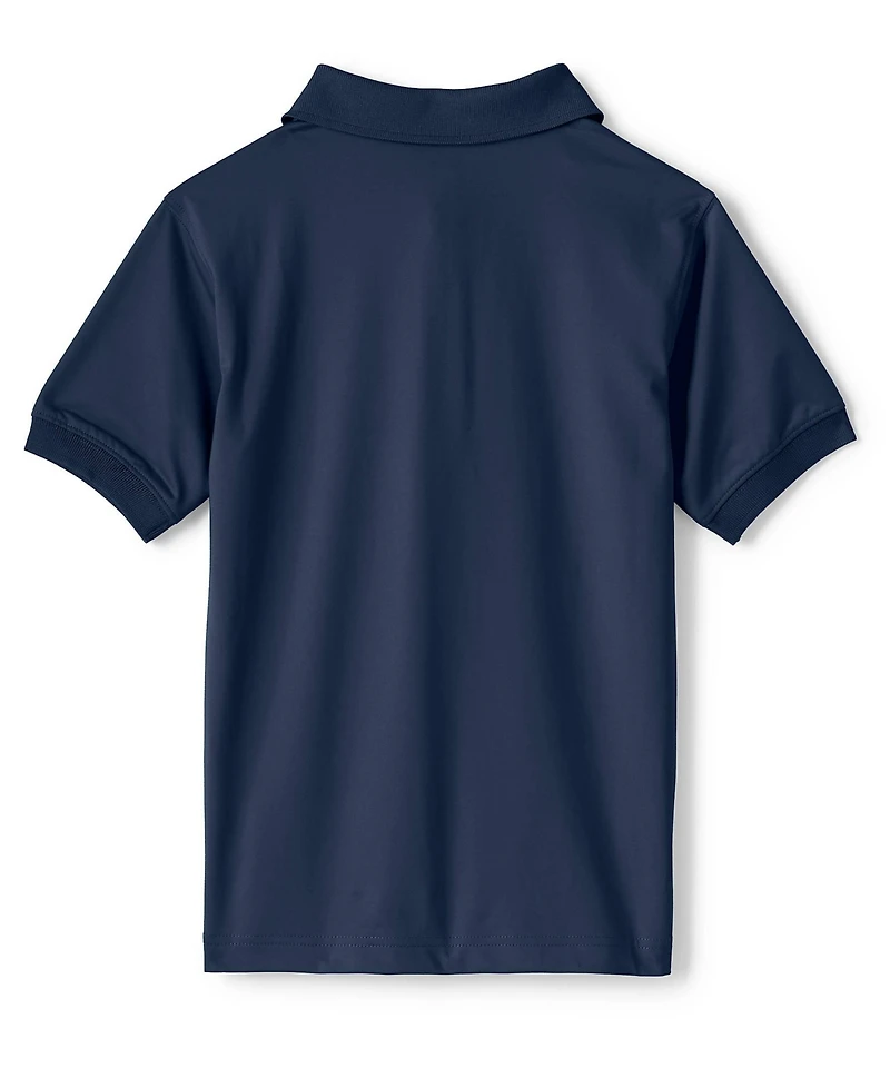 Lands' End Girls Short Sleeve Rapid Dry Polo Shirt