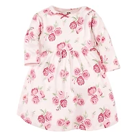 Hudson Baby Girls Two-Piece Set of Long-Sleeve Dresses