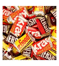 Just Candy Breast Cancer Awareness Candy Hershey's Miniatures Chocolate, 114 Pieces