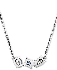 Swarovski Rhodium-Plated Mixed Crystal Pendant Necklace, 15" + 2-3/4" extender