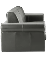 Elsher 85" Leather Sleeper Sofa, Created for Macy's