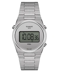 Tissot Unisex Digital Prx Stainless Steel Bracelet Watch 35mm