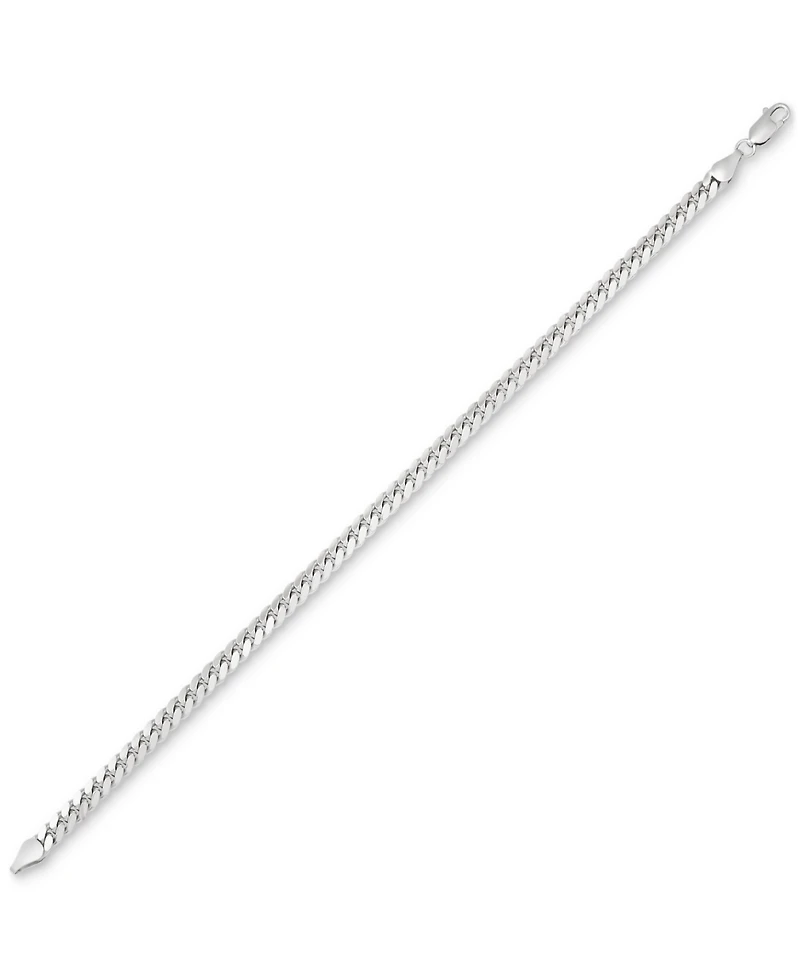 Men's Cuban Link Bracelet 18k Gold-plated Sterling Silver &