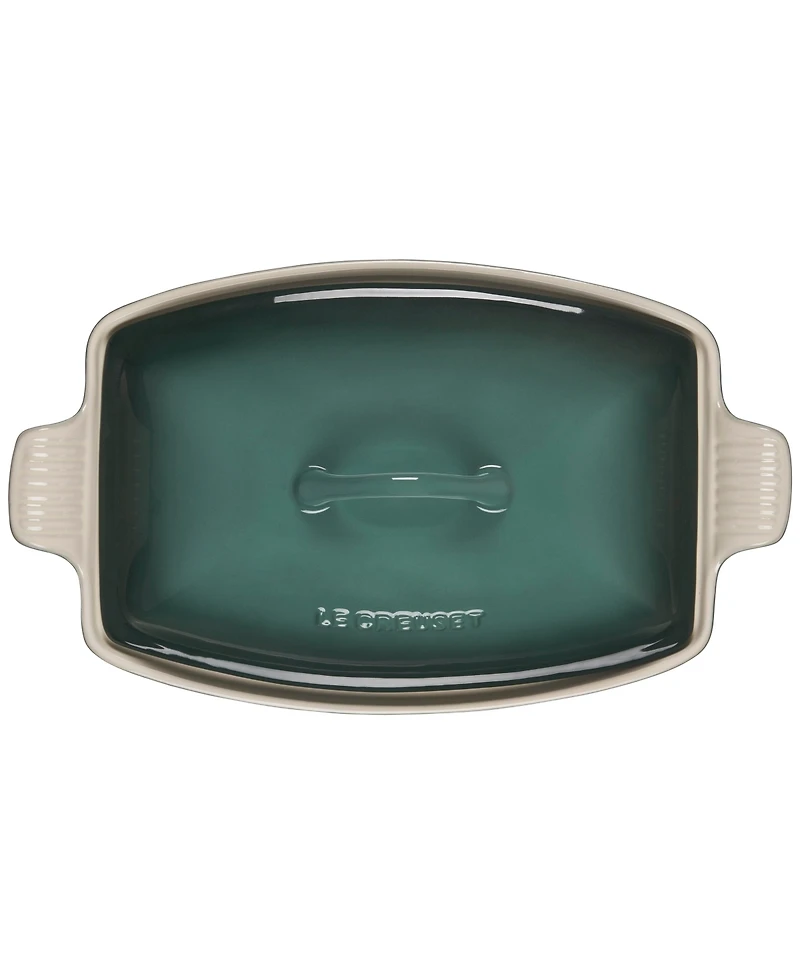Le Creuset Heritage Stoneware 4.5 Quart Deep Baker with Lid
