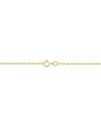 Lightweight 16" Flat Rolo Chain Necklace (1-3/8mm) in 14k Gold