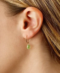 Green Quartz Briolette Threader Earrings (6-5/8 ct. t.w.) in 14k Gold