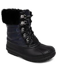 London Fog Little Girls Bridger Cold Weather Lace Up Boots