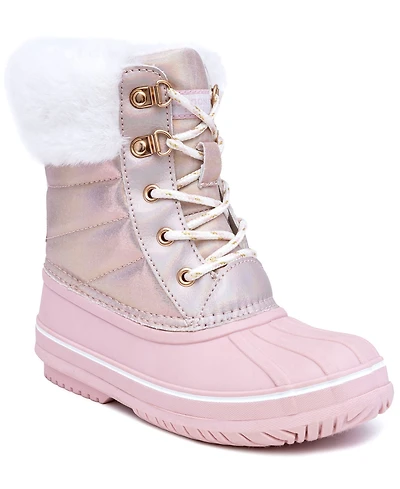 London Fog Little Girls Bridger Cold Weather Lace Up Boots