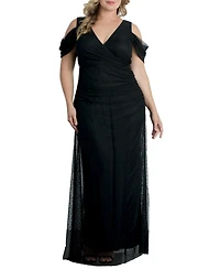 Kiyonna Plus Seraphina Mesh Gown