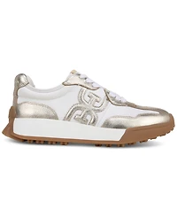 Sam Edelman Women's Langley Emblem Lace-Up Trainer Sneakers