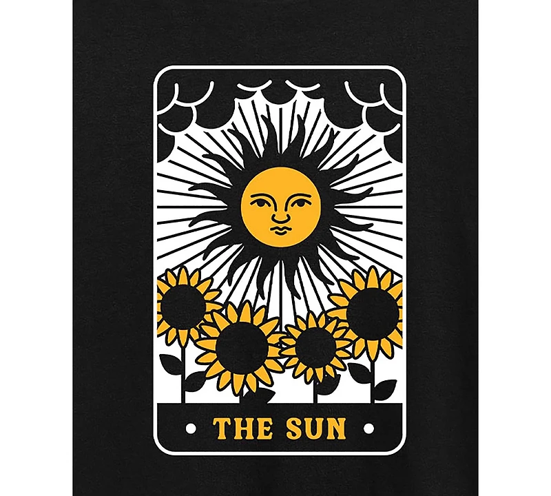 Hybrid Apparel Trendy Plus The Sun Tarot Card Graphic T-shirt