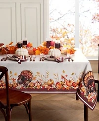 Elrene Autumn Heritage Turkey Table Linens Collection