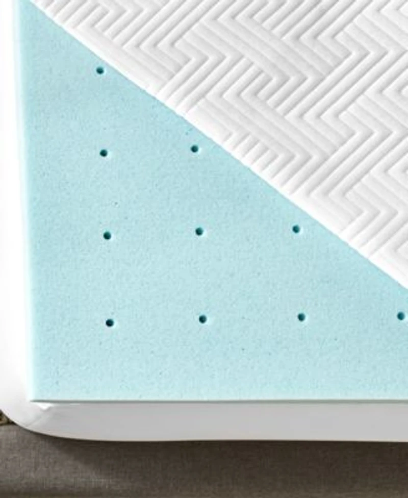 Prosleep 2 Gel Infused Memory Foam Mattress Topper With Circular Knit Covers