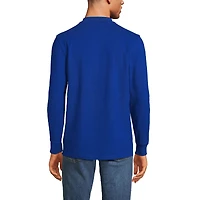 Lands' End Men's Comfort First Long Sleeve Mesh Polo