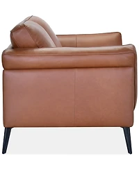 Keery 66.5" Leather Loveseat, Created for Macy's