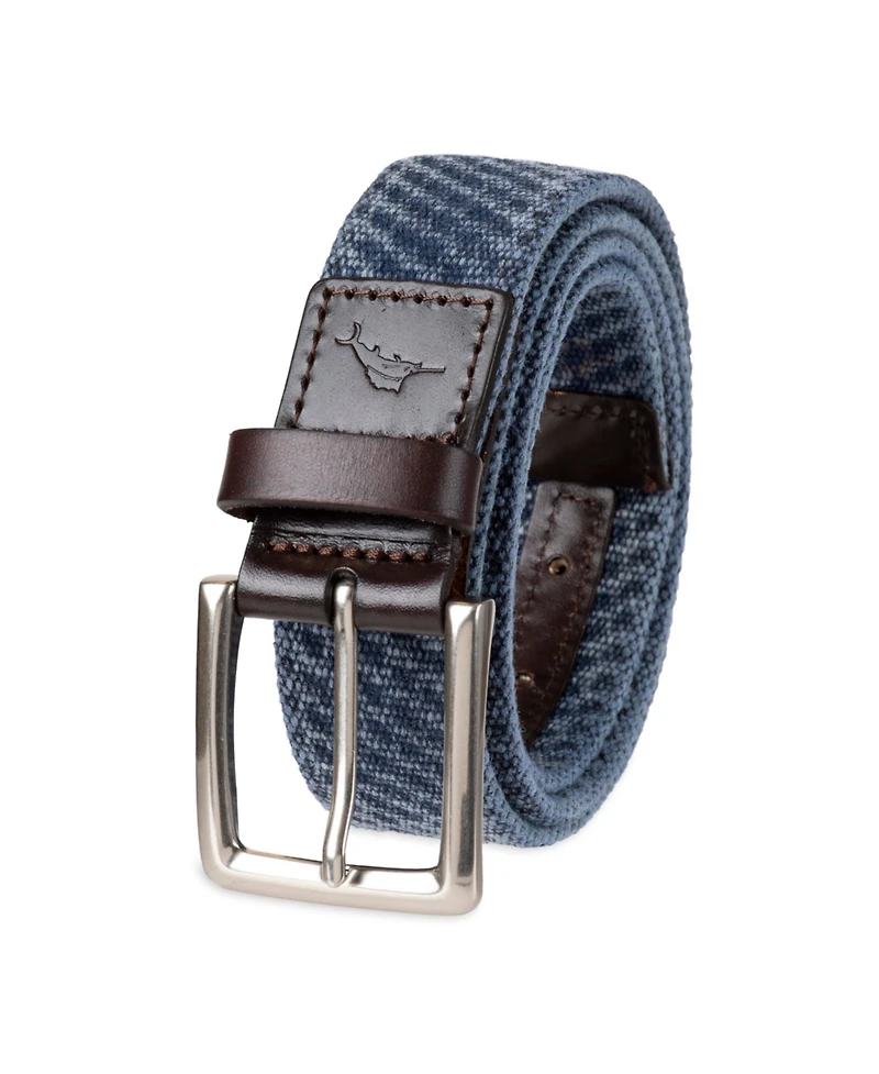 Tommy Bahama Men's Casual Textured Canvas Web Belt