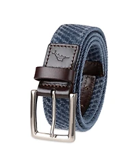 Tommy Bahama Men's Casual Textured Canvas Web Belt