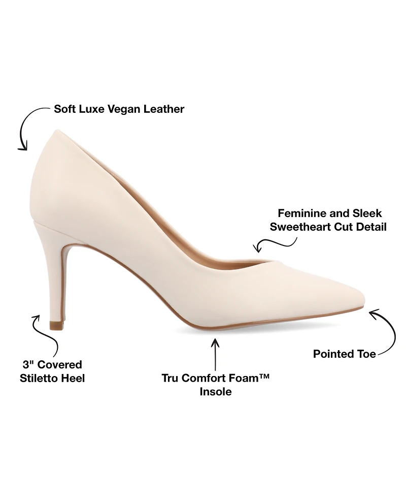 Journee Collection Women's Gabriella Pointed Toe Pumps
