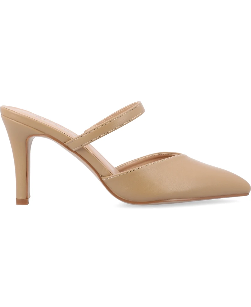 Journee Collection Women's Yvon Pointed Toe Slip On Pumps