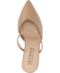 Journee Collection Women's Yvon Pointed Toe Slip On Pumps