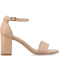 Journee Collection Women's Valenncia Ankle Strap Sandals