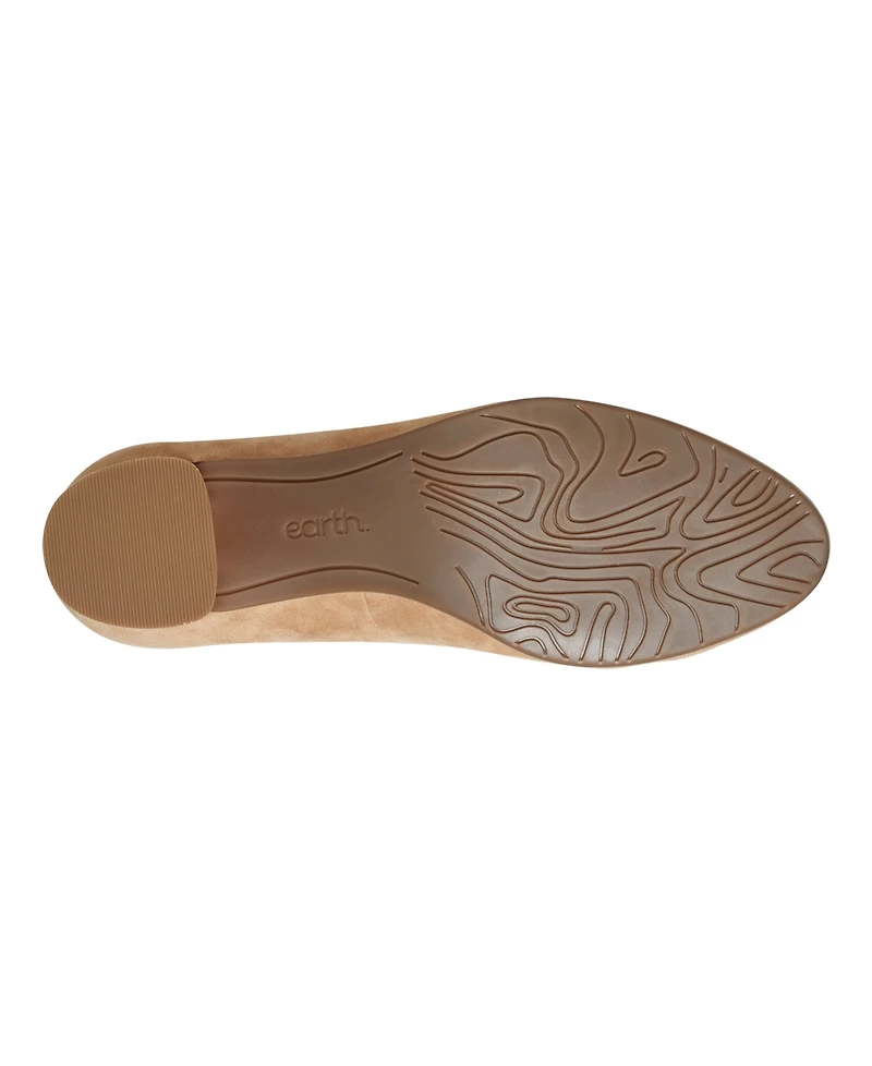 Earth Women's Rellia Block Heel Ballet Pumps