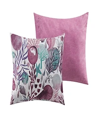 Vcny Home Ivory Coast Disperse Print Reversible 3 Piece Quilt Set, Full/Queen