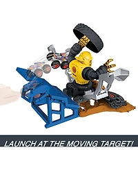 Hot Wheels Monster Trucks Arena Smashers Mega-Wrex Vs Crushzilla Takedown Playset