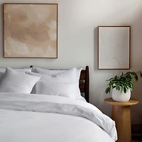 French Linen and Cotton Duvet & Sham Set - Full/Queen