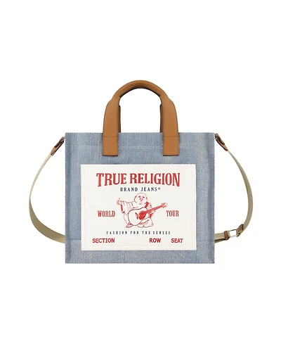 True Religion Women's medium Pocket Tote Bag