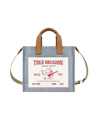 True Religion Women's medium Pocket Tote Bag