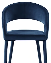 Best Master Furniture Jacques 32" Velvet Dining Chairs, Set of 2