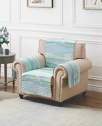 Greenland Home Fashions Maui Coastal Armchair Protector, 81" x 81"