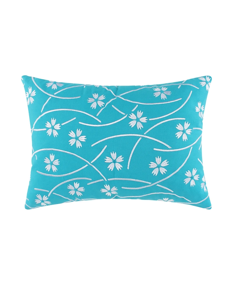 Greenland Home Fashions Thalia Embellished Decorative Pillow Set, 18" x 18" & 14" x 20"