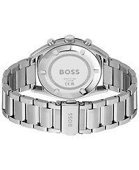 Hugo Boss Men's Top Quartz Fashion Chronograph Stainless Steel Watch 44mm