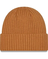 Men's New Era Light Brown Syracuse Orange Core Classic Cuffed Knit Hat