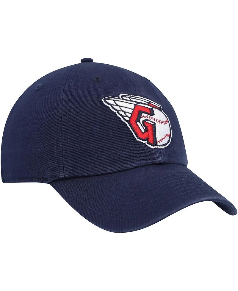 Men's '47 Brand Navy Cleveland Guardians Clean Up Adjustable Hat
