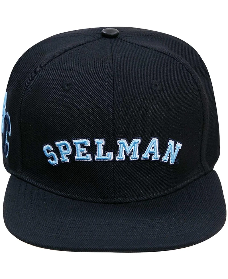 Men's Pro Standard Black Spelman College Jaguars Arch Over Logo Evergreen Snapback Hat