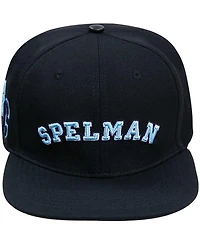 Men's Pro Standard Black Spelman College Jaguars Arch Over Logo Evergreen Snapback Hat