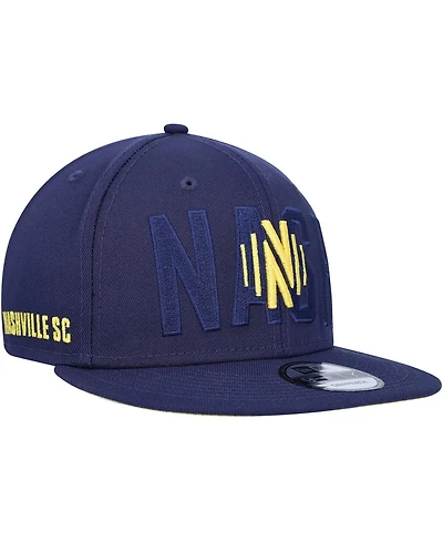 Men's New Era Navy Nashville Sc Kick Off 9FIFTY Snapback Hat