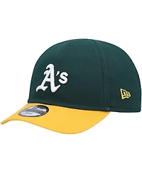 Infant Boys and Girls New Era Green Oakland Athletics Team Color My First 9TWENTY Flex Hat