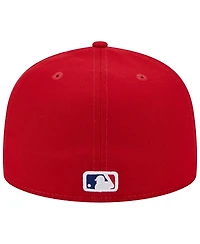 Men's New Era Red Philadelphia Phillies 1980 World Series Team Color 59FIFTY Fitted Hat