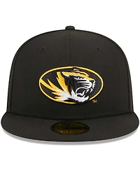 Men's New Era Black Missouri Tigers Evergreen 59FIFTY Fitted Hat