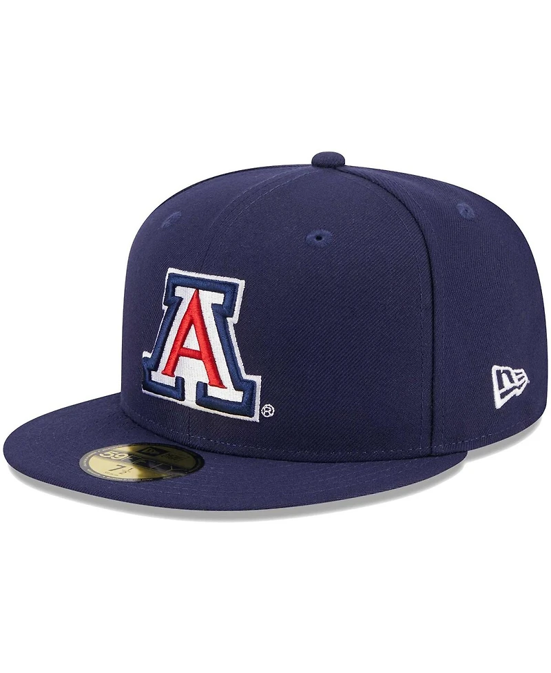 Men's New Era Navy Arizona Wildcats Evergreen 59FIFTY Fitted Hat