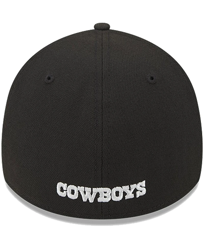 Men's New Era Black Dallas Cowboys Retro Joe Main 39THIRTY Flex Hat