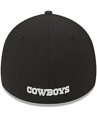 Men's New Era Black Dallas Cowboys Retro Joe Main 39THIRTY Flex Hat