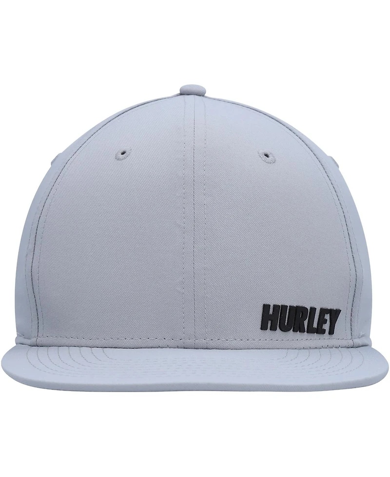 Men's Hurley Gray Phantom Ridge Zipperback Adjustable Hat