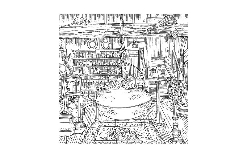 Just a Bunch of Hocus Pocus- An Unofficial Coloring Book for Fans of the Halloween Classic by Valentin Ramon