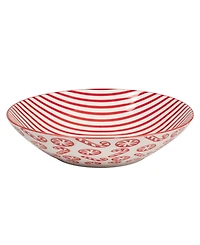 Certified International Peppermint Candy 40 oz Soup Bowls Set of 6, Service for 6